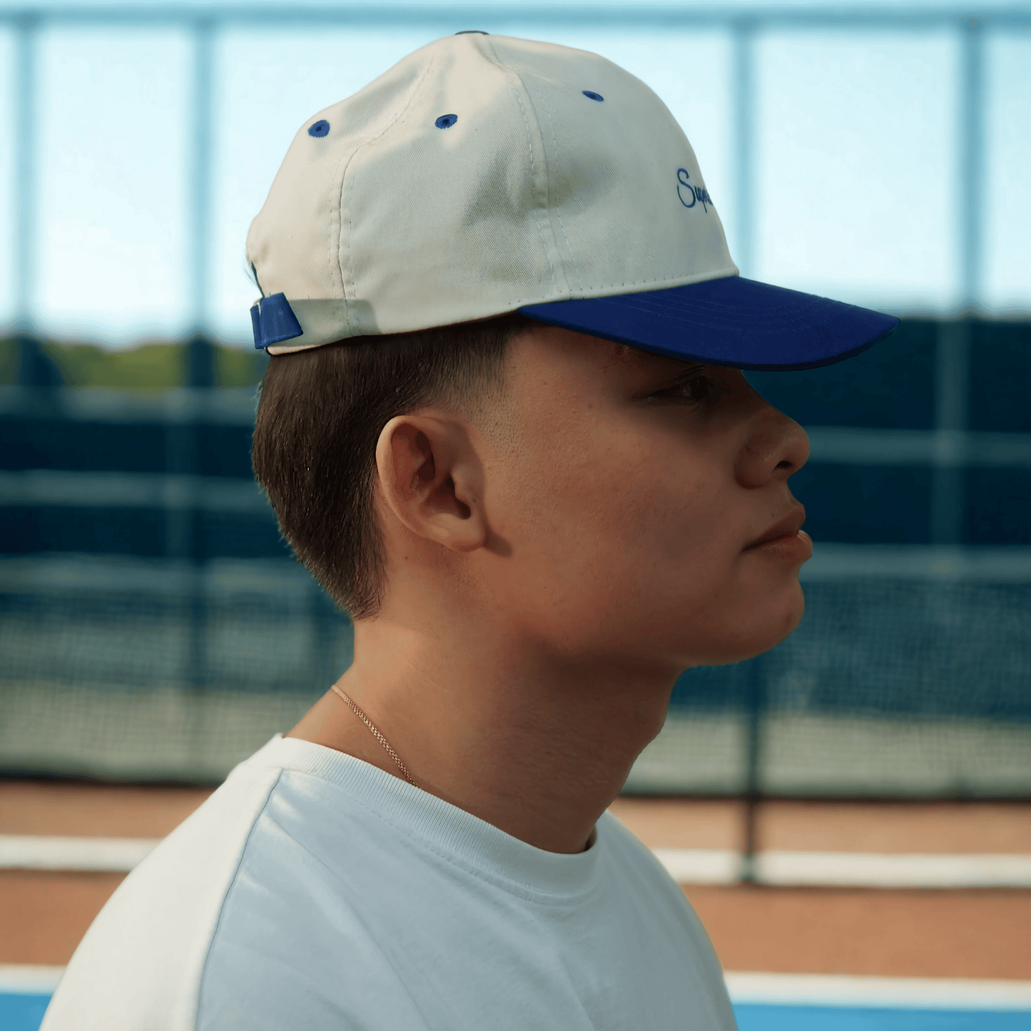 Duotone Blue-Beige Cap