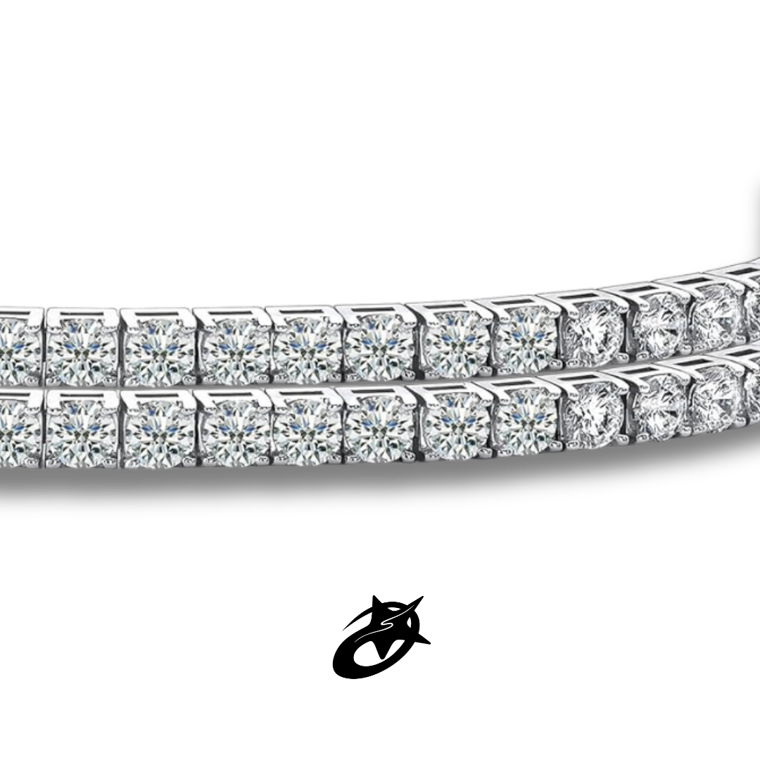 2-Layer Tennis Necklace
